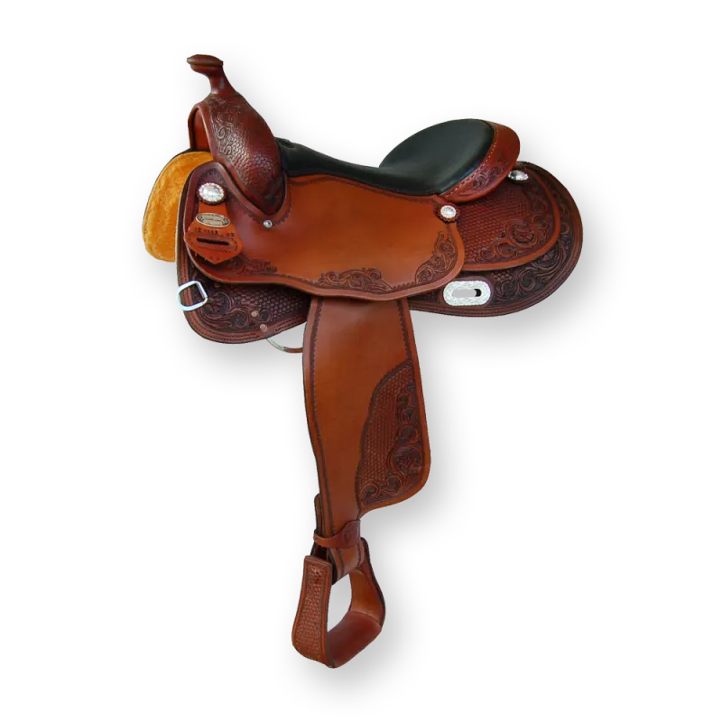 Roger Kupfer Roundskirt — Westernsattel der Kategorie Pro Line von SaddleWorld